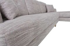 Sofa Cama Living Gris Tela 3 Cuerpos Ds-103 High Quality - tienda online