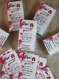 Cartão de Agradecimento 02 - Floral - Pacote 50 un. na internet