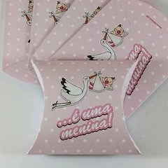 Caixinhas Almofada Maternidade Chá Fraldas Menina
