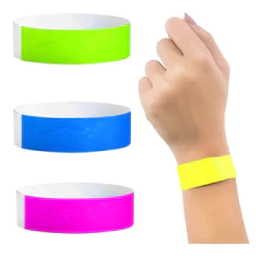 70 Pulseiras De Identificação Personalizadas Festas Shows - comprar online