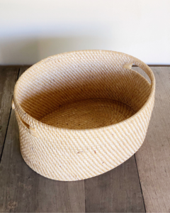 CESTA DE RATTAN BOMBAY - comprar online