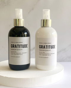 Home Spray GRATITUDE 250 ml \ WHITE TEA - tienda online