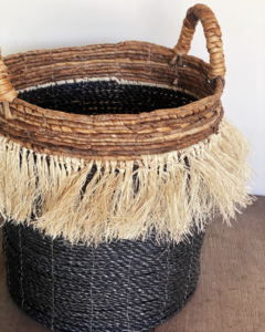 CANASTO ÁFRICA \ FIBRAS NAT \ MEDIUM - Petite Margot