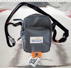 Shoulder Bag 001 nylon rubber cinza na internet