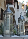 2 Faroles Fanales Porta Velas Hexagonales Marroquíes - luciano dutari