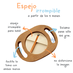 Espejo irrompible para bebé en internet