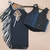 CONJUNTO PRE/BRANCO - FRANJA DUPLA - RW055 - FRETE GRÁTIS