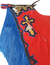 CONJUNTO MONTARIA EM TOUROS VERMELHO FRANJA AZUL- ESPECIAL - FRETE GRÁTIS na internet