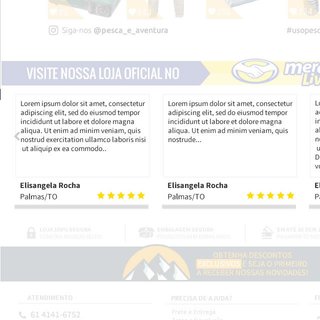 Box de depoimentos para Loja Virtual