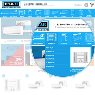 Topo Personalizado com Menu de Ícones