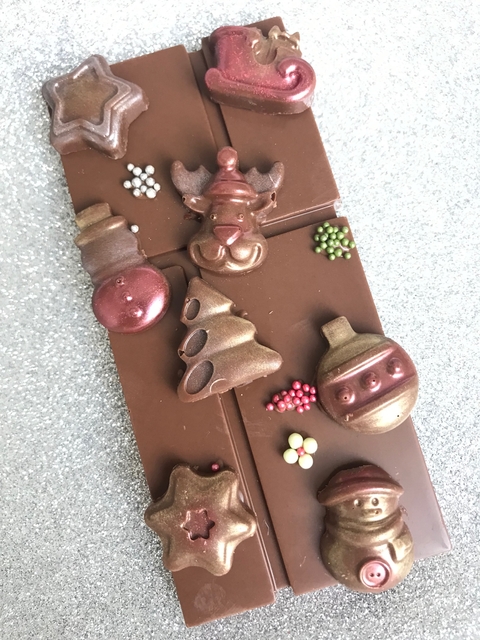 Black Box Navideña - Tableta & Confituras - Tiegel Chocolatier