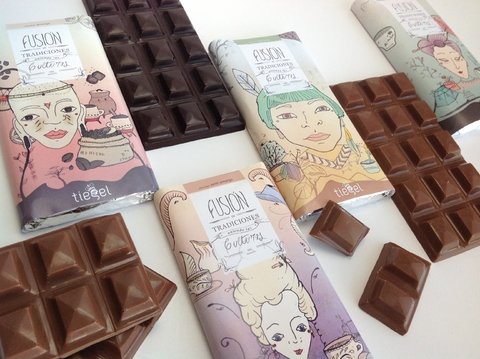 Tableta de chocolate blanco con pasas de uva y más... - comprar online
