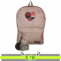 MOCHILA 47S GLITTER Q471805 44X25X13