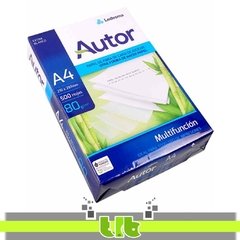 RESMA A4 AUTOR 80 G