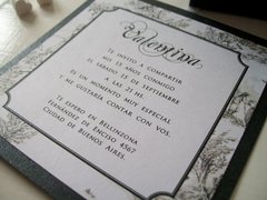 Invitación Montada Cuadrada