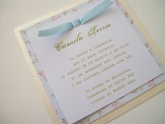 Invitación Montada Cuadrada - comprar online