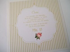 Invitación Montada Cuadrada - tienda online