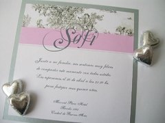 Invitación Montada Cuadrada
