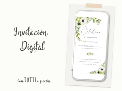 Invitación Digital - Con Tutti i Fiocchi