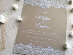 Invitación Simple Rectangular - comprar online