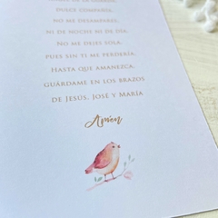 Estampita Allegra Triple - tienda online