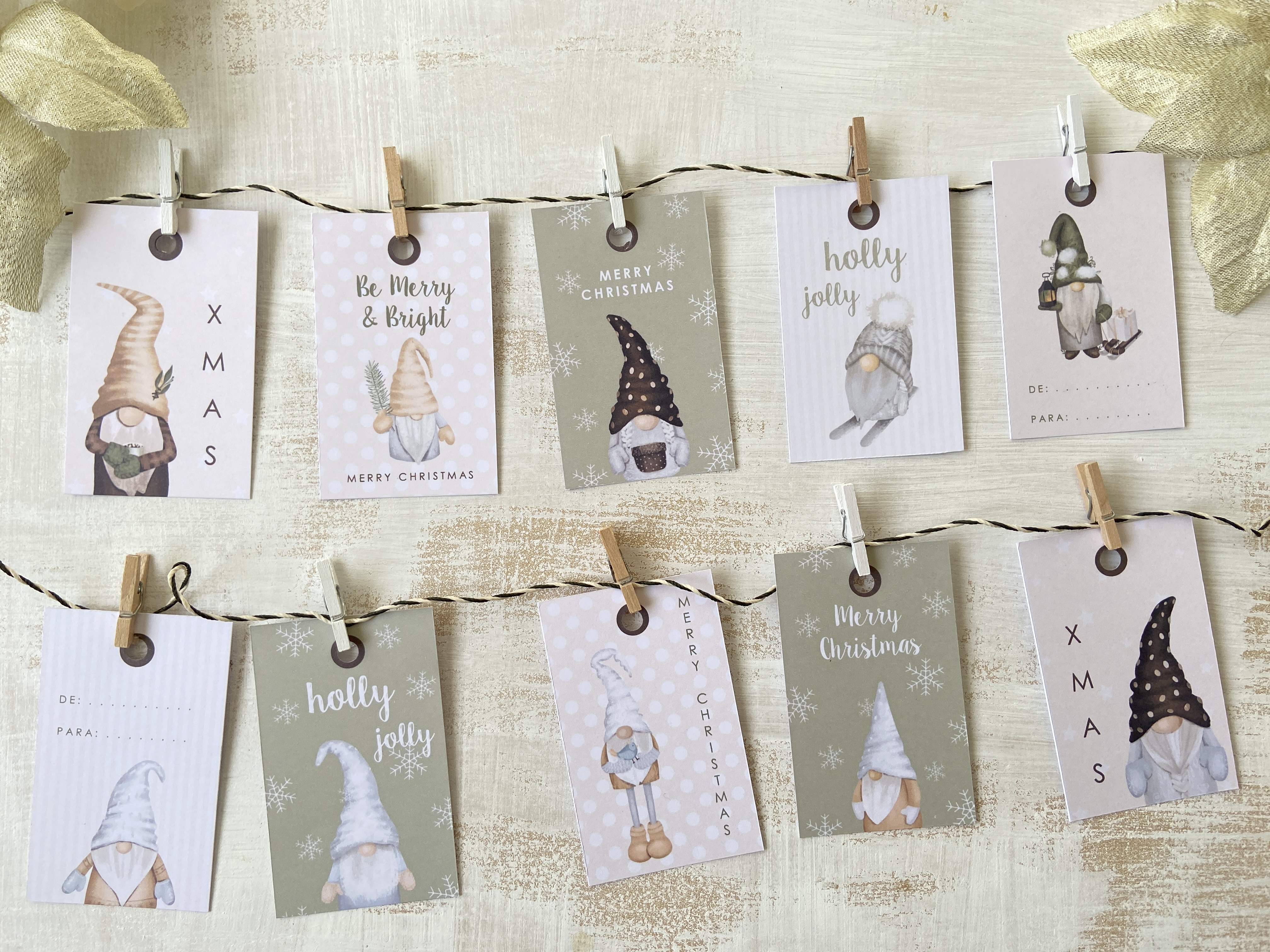 Tags para navidad 7