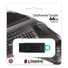 PEN DRIVE 64GB KINGSTON EXODIA USB 3.2