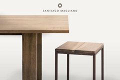 Banqueta alta sin respaldo - SANTIAGO MAGLIANO