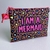 Necessaire Clutch Personalizada | Estampa Onça Neon