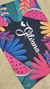 Canga de Praia Personalizada | Estampa Tropical - Âncora Pink