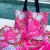 Kit Bolsa Slim + Necessaire Slim | Estampa Pitaya - Âncora Pink