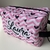 Necessaire Box Personalizada | Estampa Corações Chevron - loja online