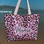 Bolsa Slim Personalizada | Estampa Onça Rosa