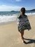 Canga de Praia Personalizada | Estampa Folhas Verdes - comprar online