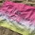 Canga de Praia Personalizada | Estampa Chevron Rosa/Amarelo - comprar online