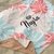Canga Toalha Personalizada | Estampa Folhas Coral
