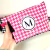 Imagem do Kit Necessaires Slim Estampa Xadrez Pied de Poule