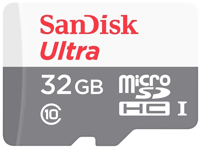MEMORIA MICRO SD + ADAPTADOR SANDISK 32GB CLASE 10