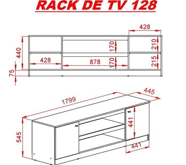 Rack de TV 128 - tienda online