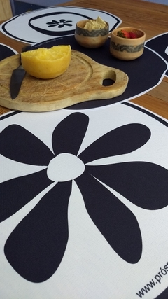Individual flor grande - tienda online