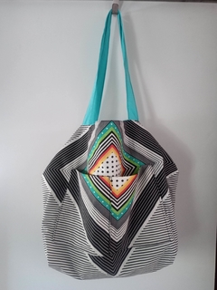 bolso reversible en tela. - tienda online