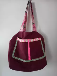 bolso reversible en tela. - tienda online