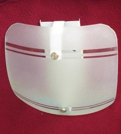 P602 - Plafones En Vidrio Curvo 1 Luz Únicos En El Mercado!! - tienda online