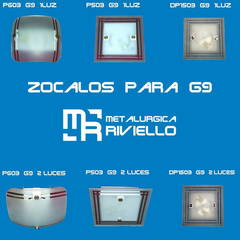 P503 G9/1 - Plafones Mini Para Lámparas G9. Espectaculares Y Únicos!!