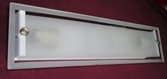 DP1400 - Difusor Para Pared Para 2 Luces En Vidrio Plano Único!! - Metalúrgica Riviello