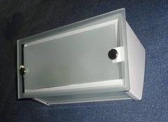 PB401 - Plafón De Pared Con 2 Vidrios Ideal Para Baño Apto Led O Bc