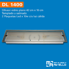 DL1400 - Difusor alargado 2 plaquetas de LED CAMBIABLES!! SIN IGUAL EN EL MERCADO!! - comprar online