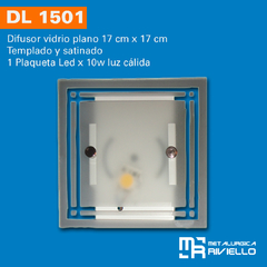 DL1501 - Difusor Plano y Chato con LED removible!! Somos únicos y originales!! - comprar online