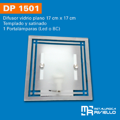 DP1501 - Difusor Para Pared 1 Luz Led O Bc - comprar online