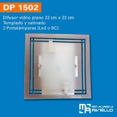 DP1502 - Difusor Para Pared 2 Luces Apto Led O Bc!! Dibujo Único!! - comprar online